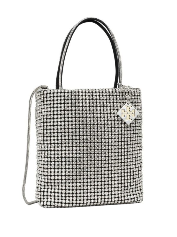 Tory Burch mini Night Owl crystal-embellished tote bag - Image 4