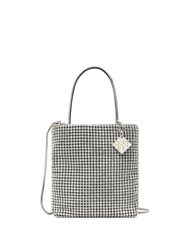 Tory Burch mini Night Owl crystal-embellished tote bag