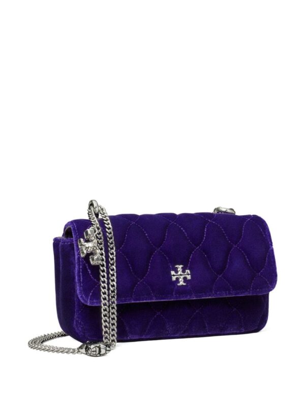 Tory Burch mini Kira velvet crossbody bag - Image 2