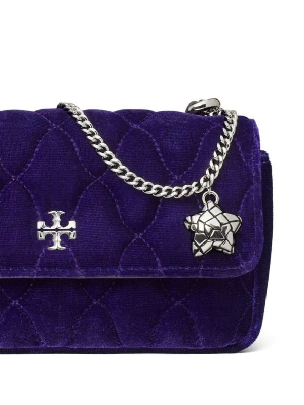 Tory Burch mini Kira velvet crossbody bag - Image 4