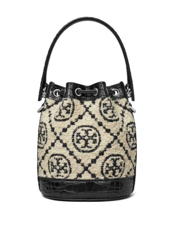 Tory Burch mini bouclé bucket bag - Image 3