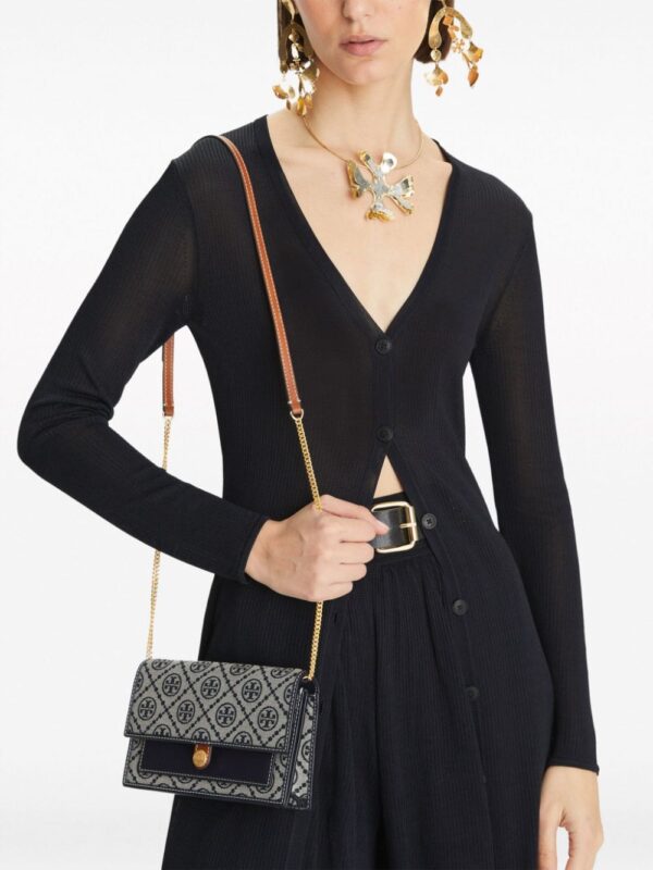 Tory Burch T Monogram chain wallet - Image 2