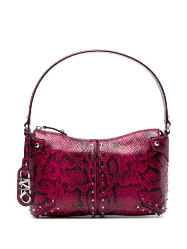 Michael Kors Astor snakeskin-effect leather shoulder bag
