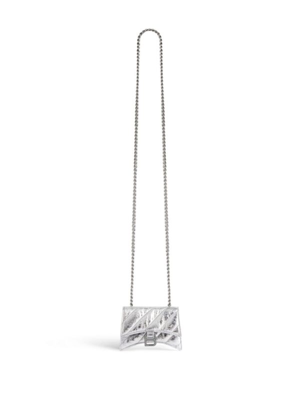 Balenciaga Crush metallic quilted mini bag - Image 5