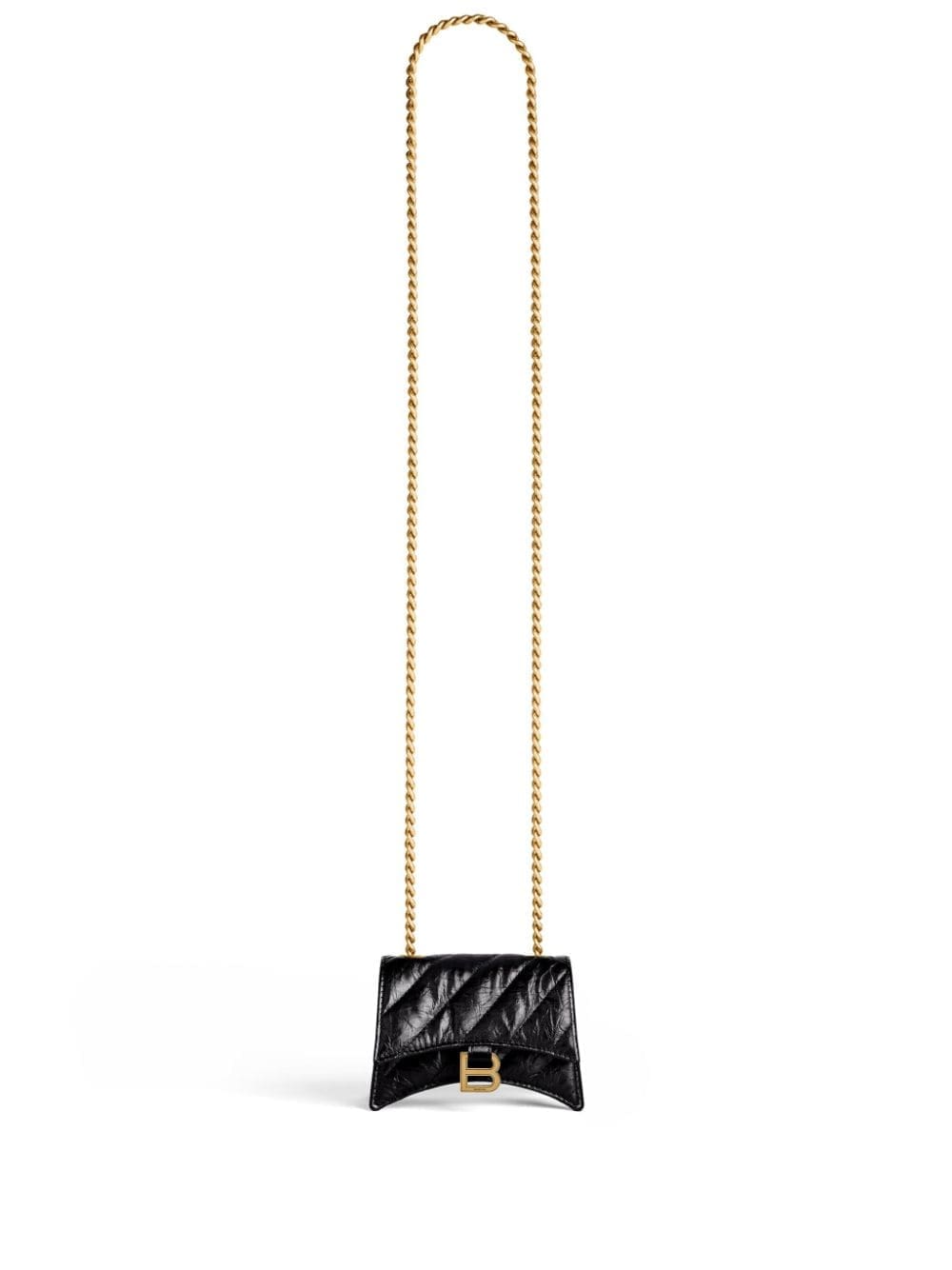 Balenciaga Crush log-plaque crossbody bag
