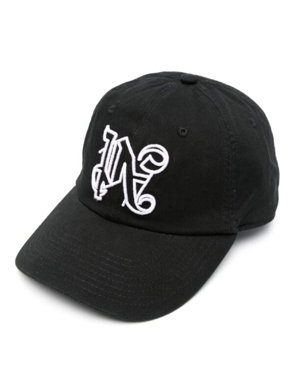 Palm Angels monogram-appliqué baseball cap