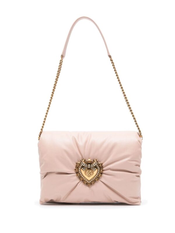 Dolce & Gabbana medium Devotion logo-plaque leather shoulder bag