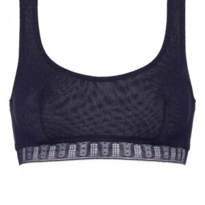 ERES Chiffon crop top bra