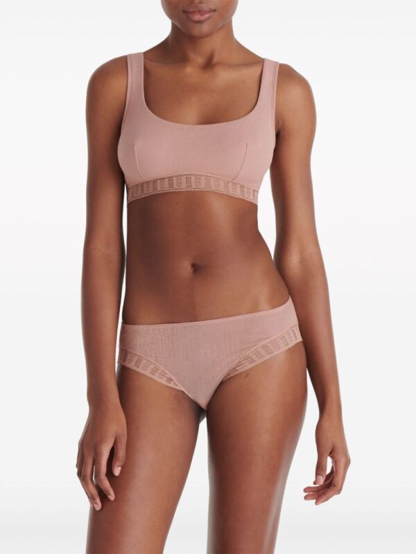 ERES  Chiffon crop top bra - Image 3