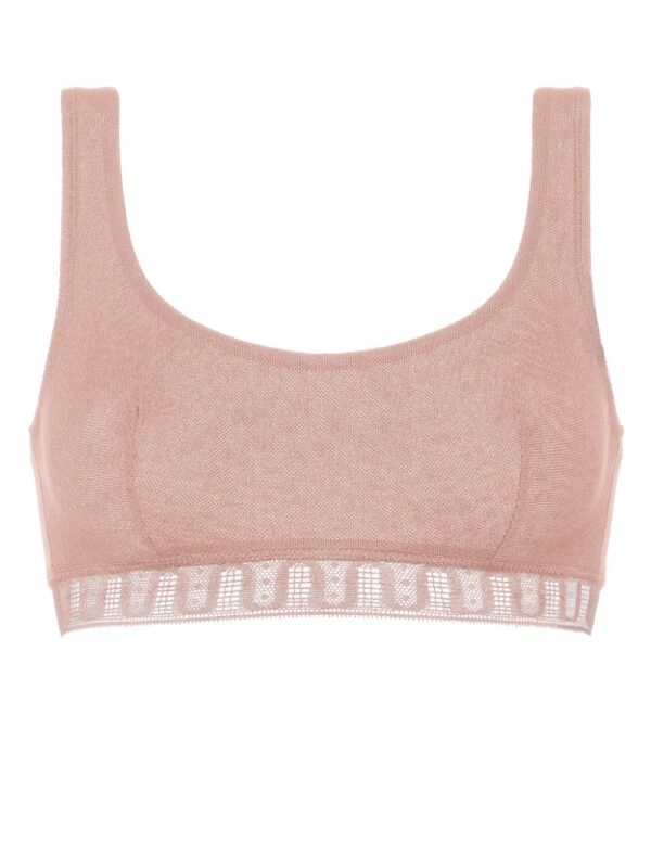 ERES  Chiffon crop top bra