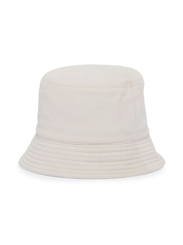 Prada triangle-logo corduroy bucket hat - Image 3