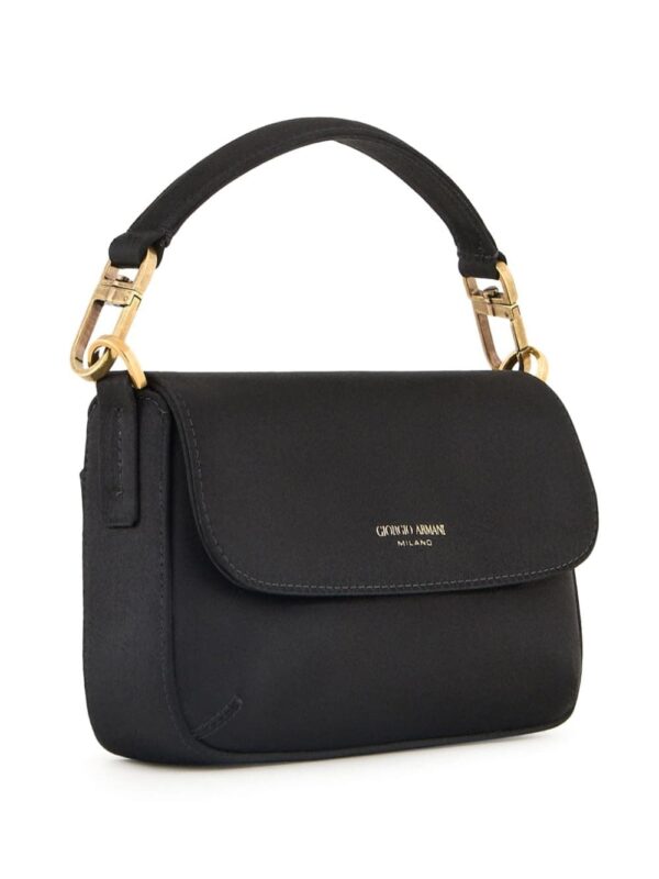 Giorgio Armani small La Prima suede shoulder bag - Image 3