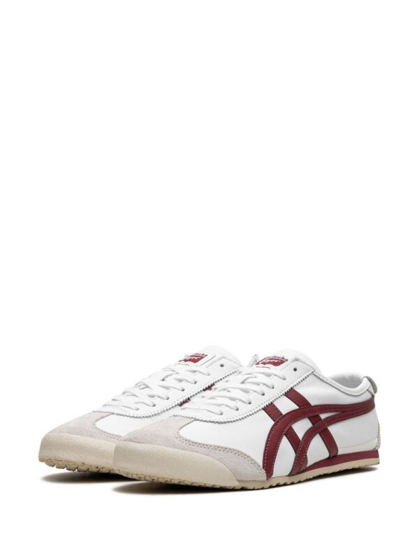Onitsuka Tiger Mexico 66 "White Burgundy" sneakers - Image 4
