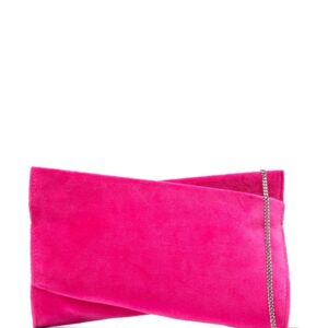 Christian Louboutin small Loubitwist velvet clutch bag