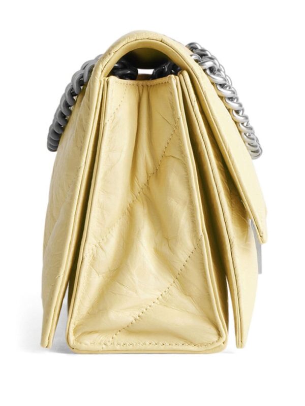 Balenciaga small Crush leather shoulder bag - Image 4