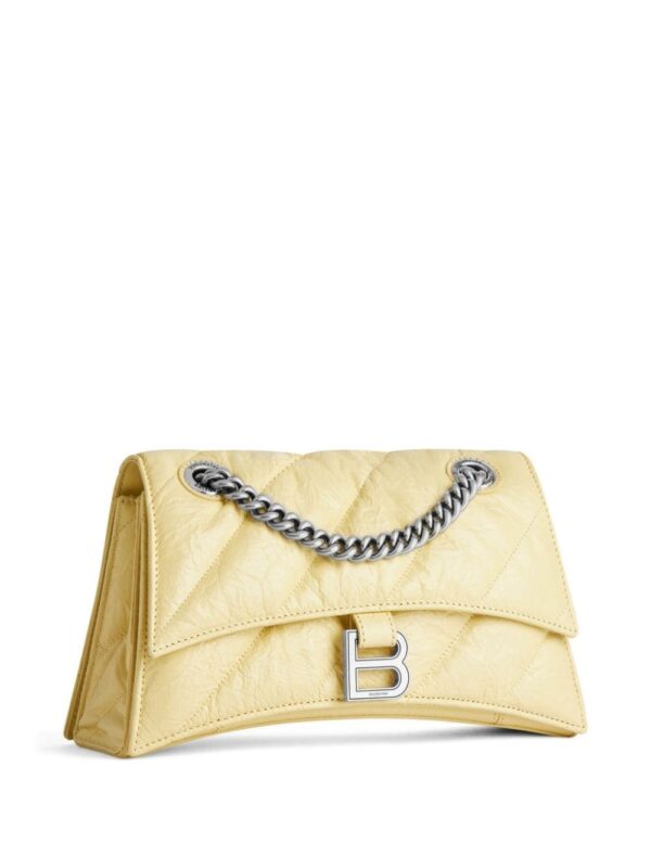 Balenciaga small Crush leather shoulder bag - Image 3