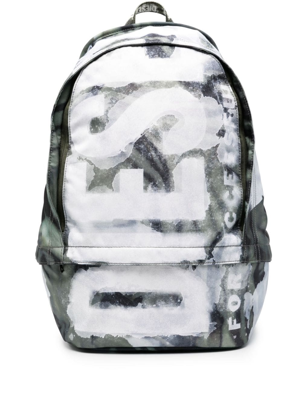 Diesel Rave X camouflage-print backpack