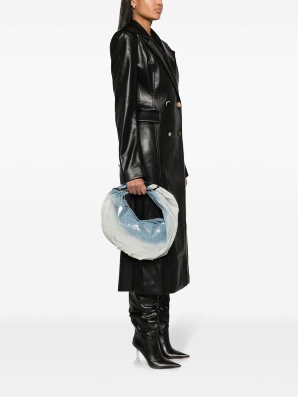 Diesel Grab-D metallic-effect shoulder bag - Image 2