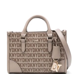 DKNY monogram faux-leather tote bag
