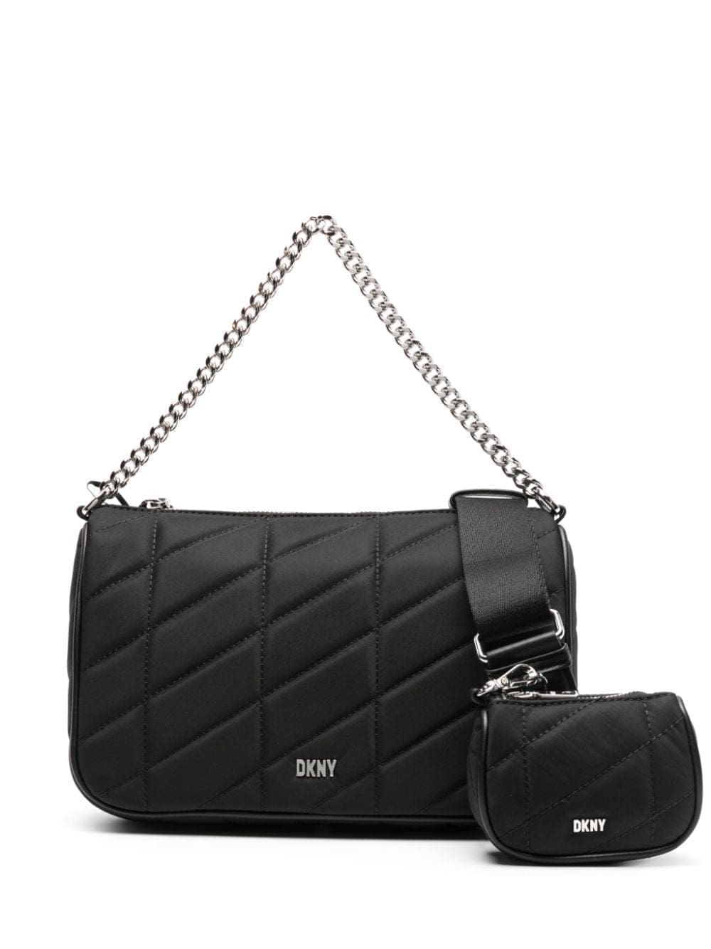 DKNY Bodhi detachable-coin-purse quilted bag