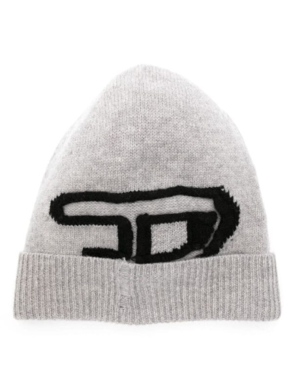 Diesel K-Peel logo-intarsia beanie