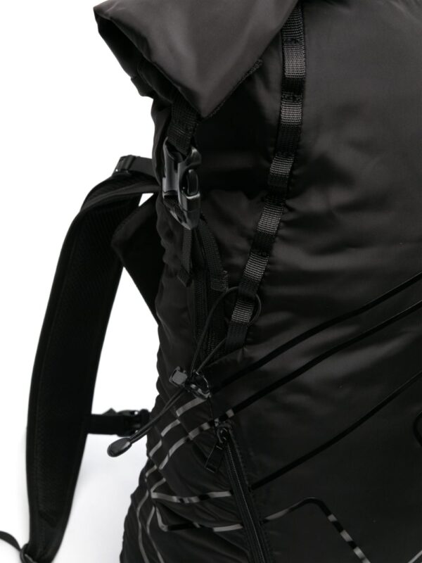 Diesel mesh-panel logo-print backpack - Image 4
