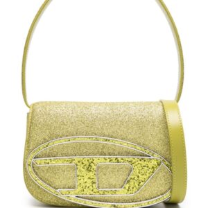 Diesel 1dr logo-plaque glitter-detail bag