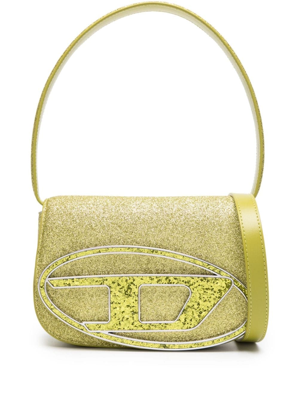 Diesel 1dr logo-plaque glitter-detail bag