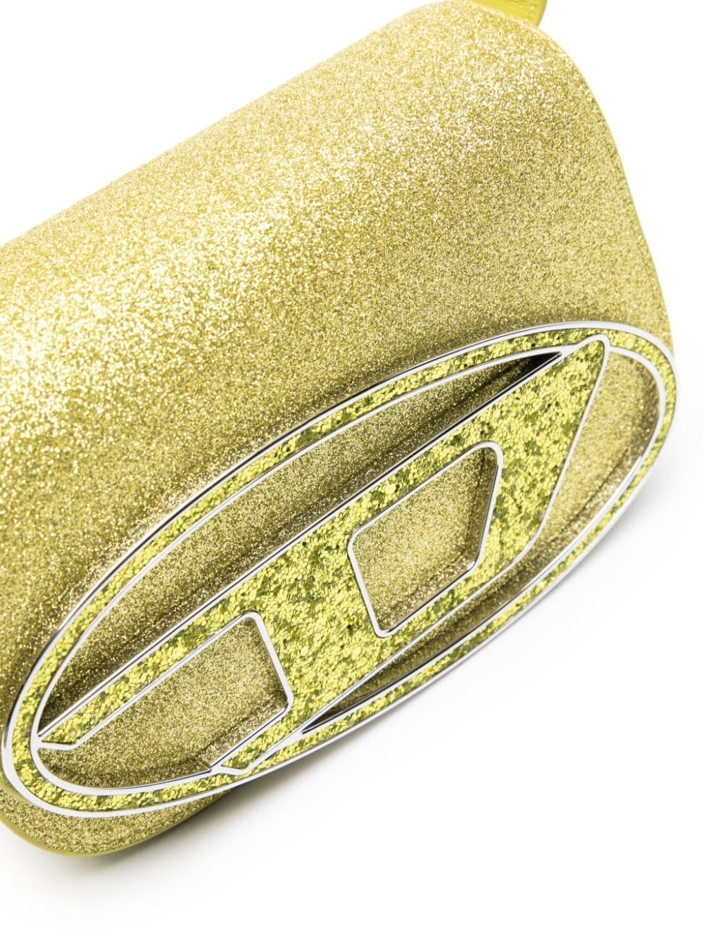 Diesel 1dr logo-plaque glitter-detail bag - Image 4