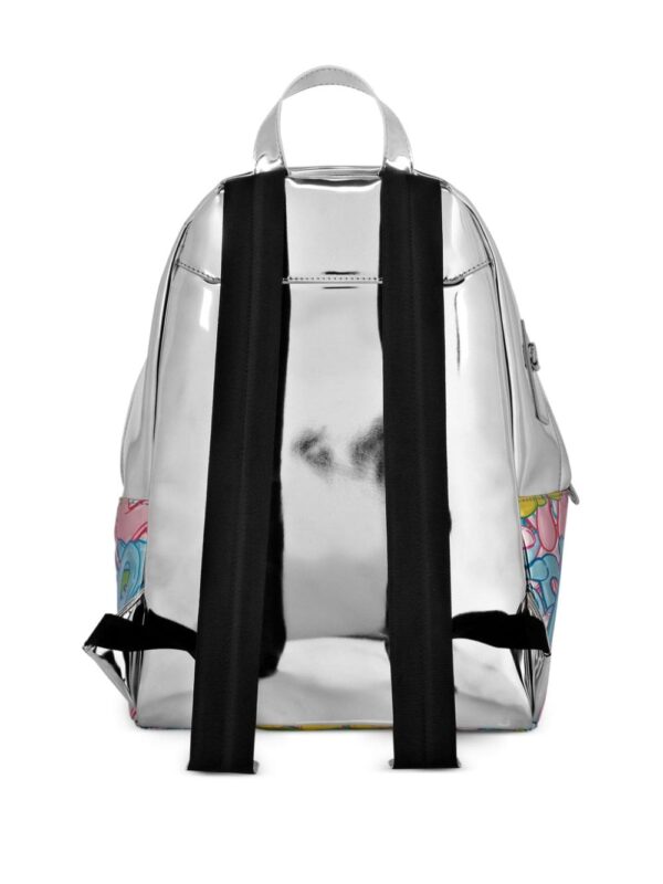 Philipp Plein Bombing Graffiti metallic leather backpack - Image 3