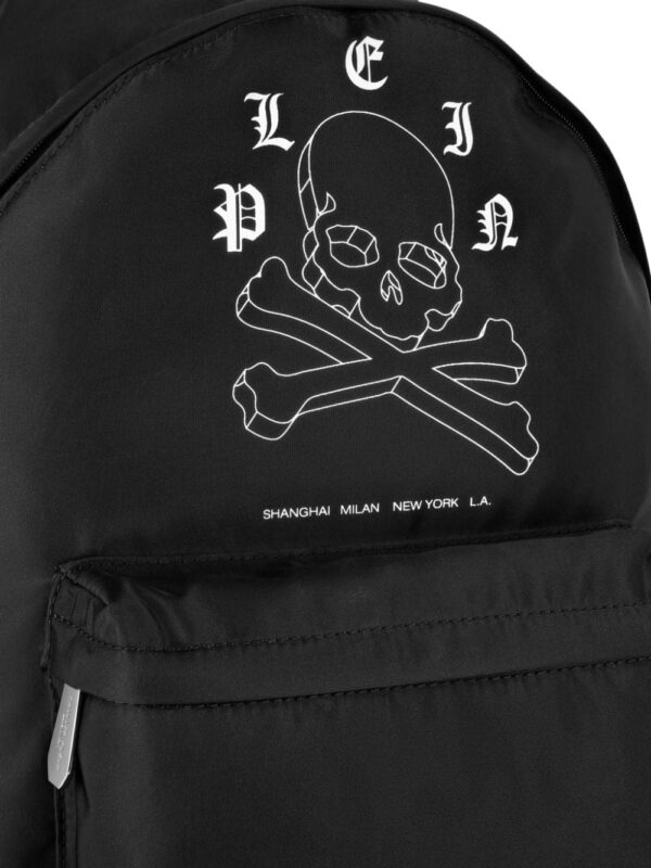 Philipp Plein Wire Frame logo-print backpack - Image 4