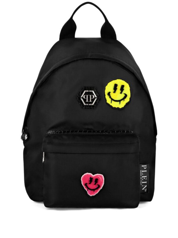 Philipp Plein Smile logo-appliqué backpack