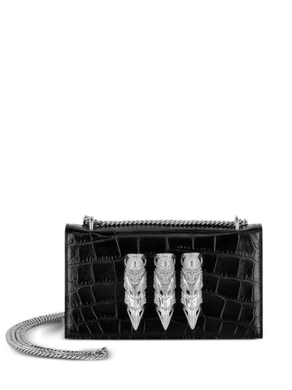 Philipp Plein small skull-appliqué shoulder bag