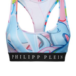 Philipp Plein  logo-print cotton-blend top