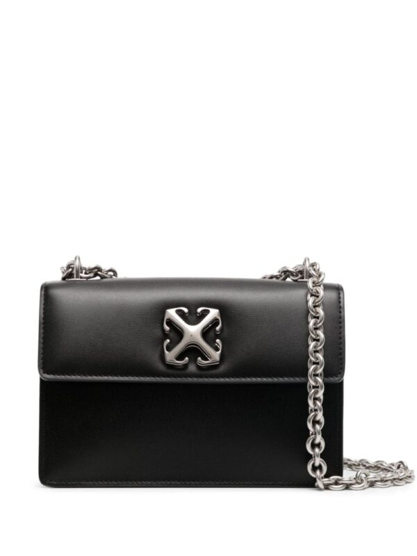 Off-White Jitney 2.0 logo-plaque shoulder bag