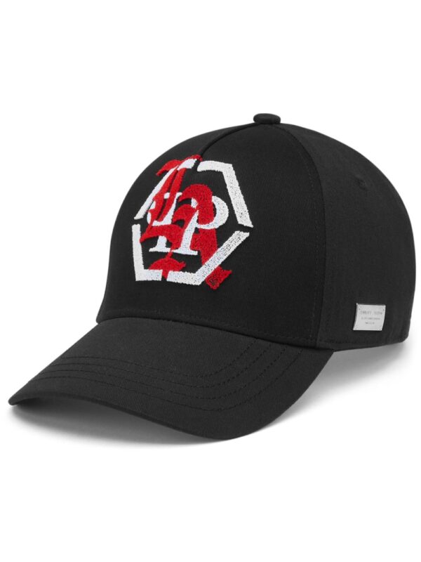 Philipp Plein logo-appliqué baseball cap