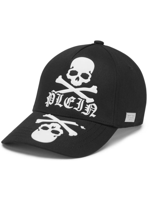 Philipp Plein Skull appliquéd cap