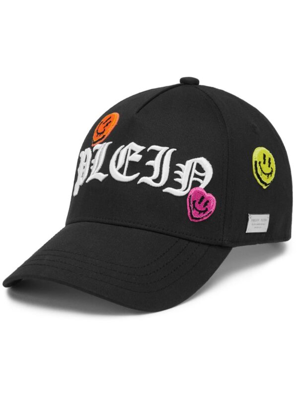 Philipp Plein logo-embroidered cap