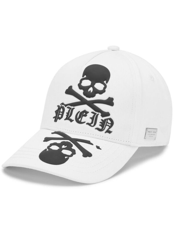 Philipp Plein Skull appliquéd cap