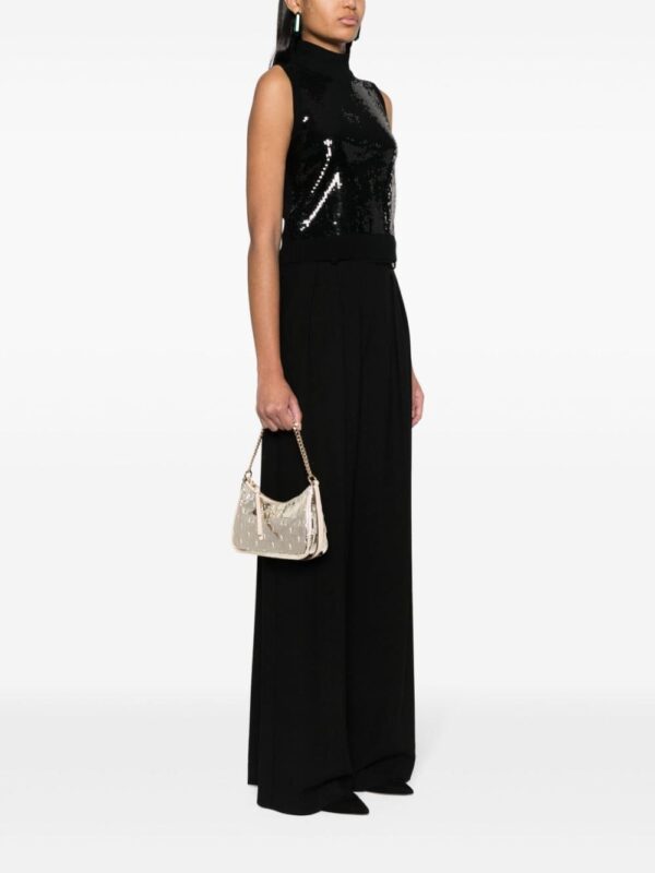Michael Kors logo-debossed metallic shoulder bag - Image 2