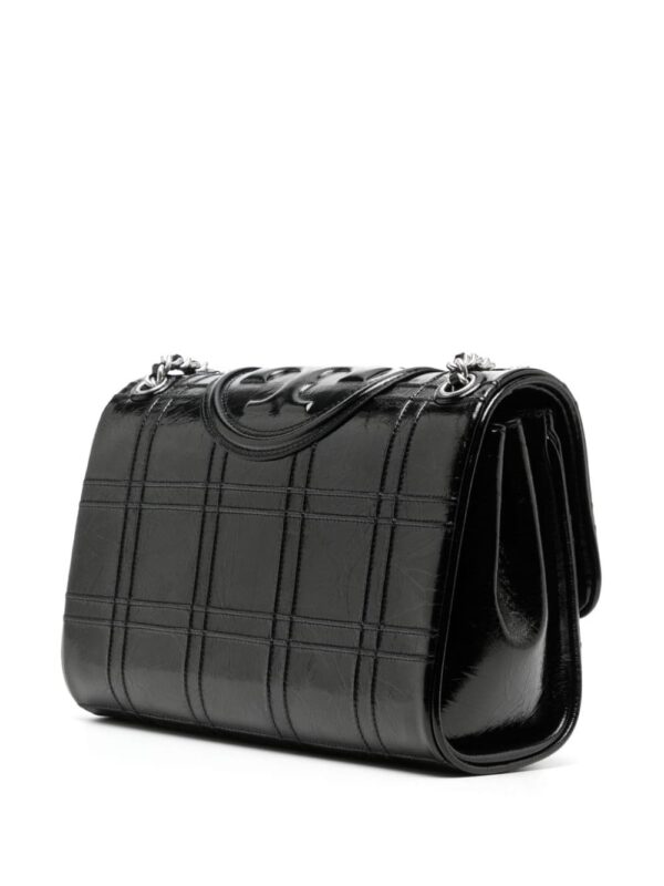Tory Burch Fleming checked shoulder bag - Image 3
