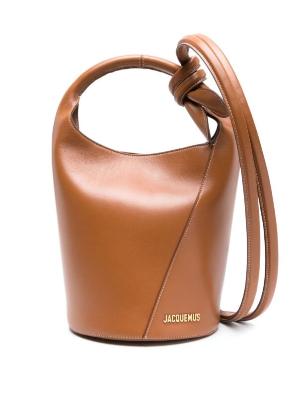 Jacquemus Le Petit Tourni leather bucket bag