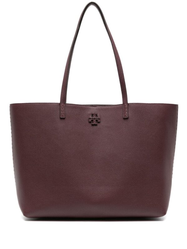 Tory Burch McGraw grained-leather tote bag