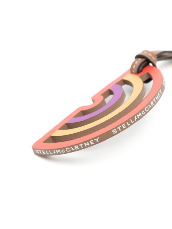 Stella McCartney Rainbow logo-print keyring - Image 2