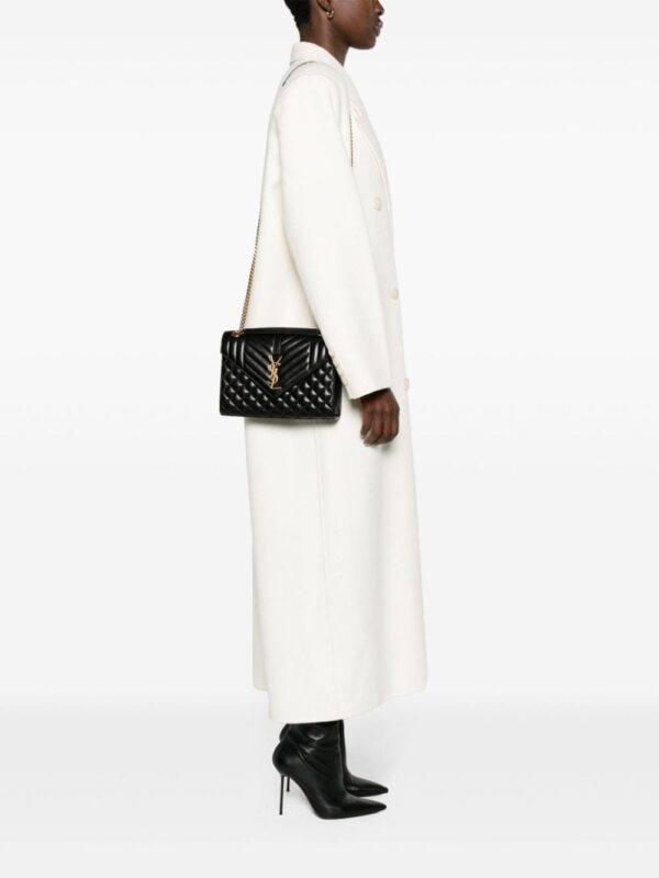 Saint Laurent medium Envelope leather shoulder bag - Image 2