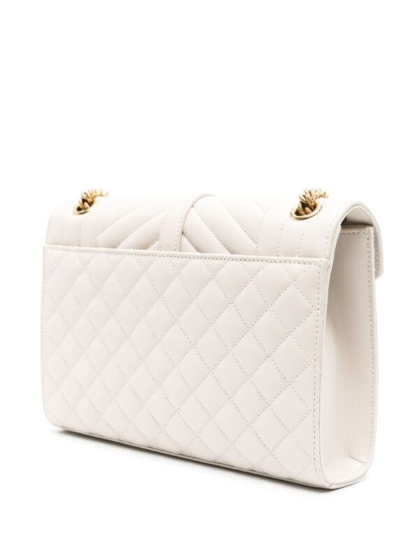 Saint Laurent medium Envelope logo-plaque quilted shoulder bag - Image 3