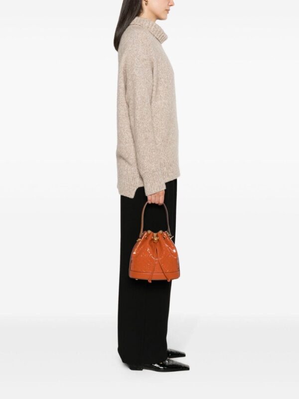 Tory Burch Double T embossed-monogram bucket bag - Image 2
