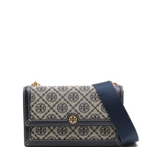 Tory Burch T monogram canvas crossbody bag