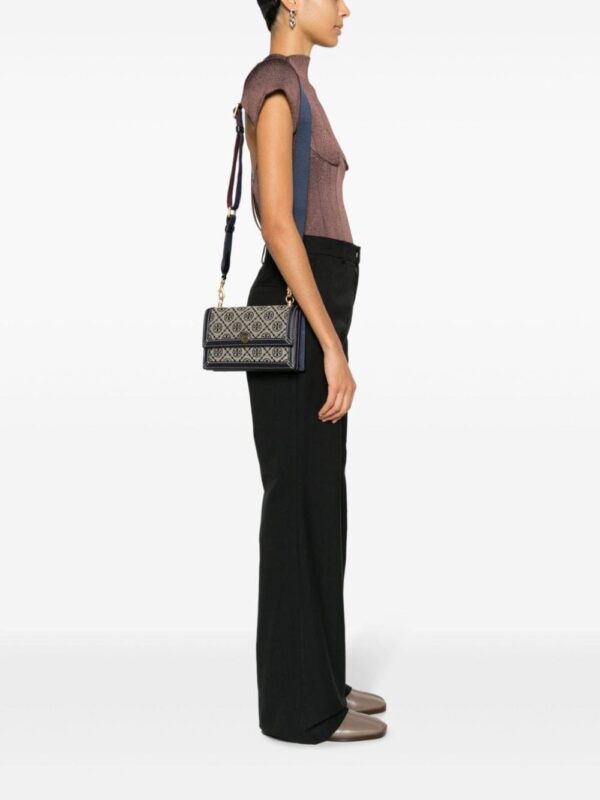 Tory Burch T monogram canvas crossbody bag - Image 2