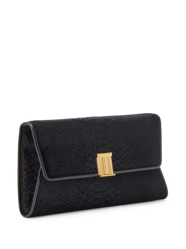 TOM FORD Nobile croc-effect leather clutch - Image 3
